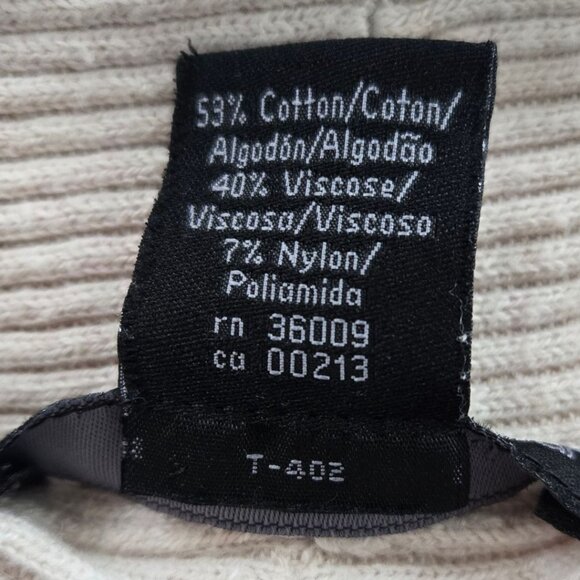 Calvin Klein Jeans Womens Open Front Beige Cardigan Small Lightweight Knit - Picture 7 of 9